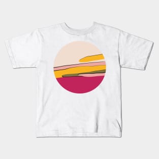 Original abstract modern minimalist design art Kids T-Shirt